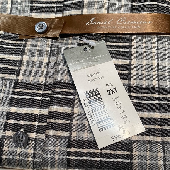 Daniel Cremieux Signature Collection Button Front Shirt - Picture 6 of 7